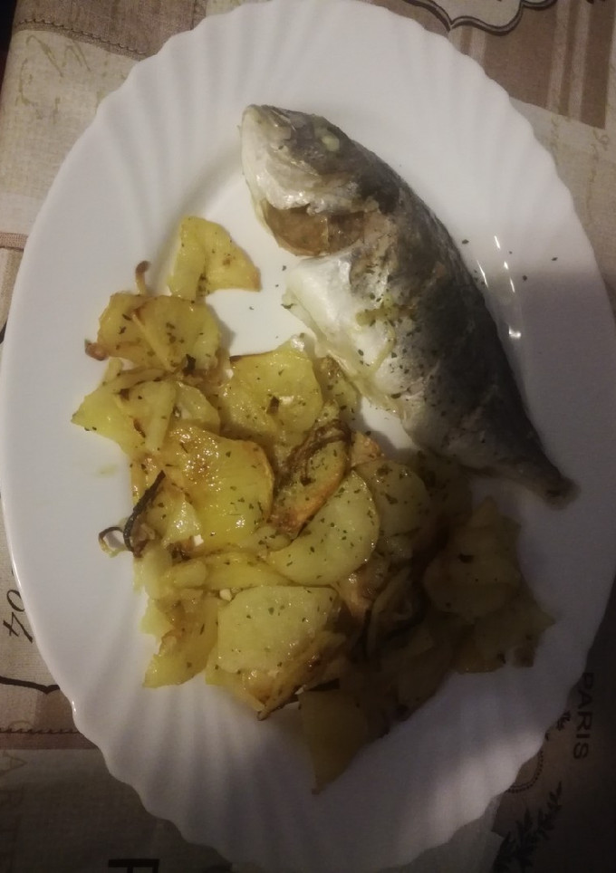 Una foto de Dorada al horno