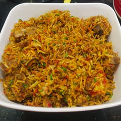 A picture of Chicken Biryani.