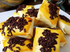 Foto resep 427. Bolen Pisang Kulit Pangsit
