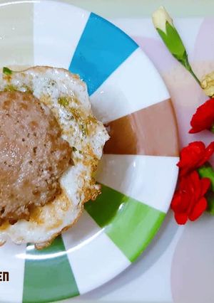 Hình của món Hamburger phiên bản Việt.