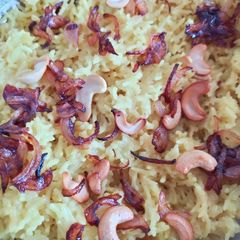 A picture of Tenga choru Coconut rice.