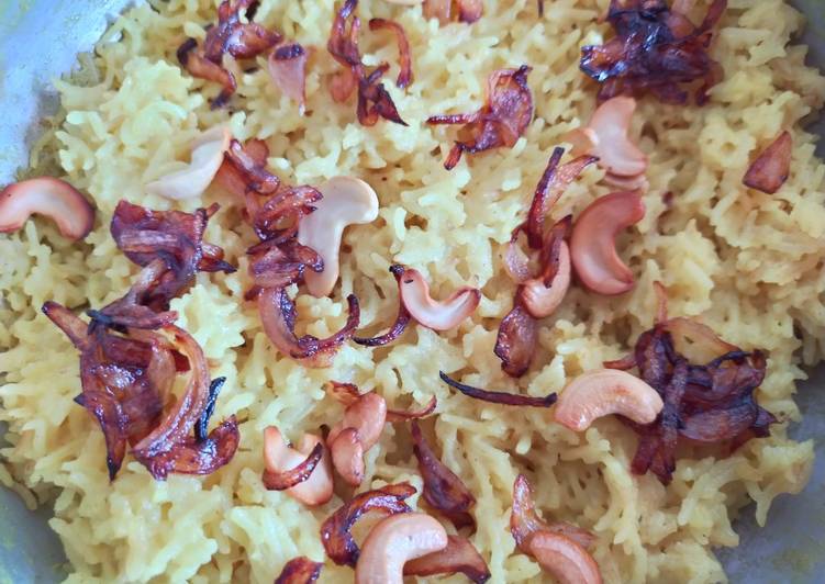 Recipe of Favorite Tenga choru Coconut rice