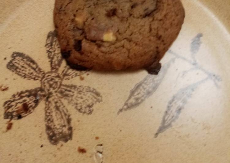 Recette: Cookie 3 chocolat 😋🍫