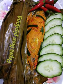 Foto resep Pepes ikan pindang bumbu rujak