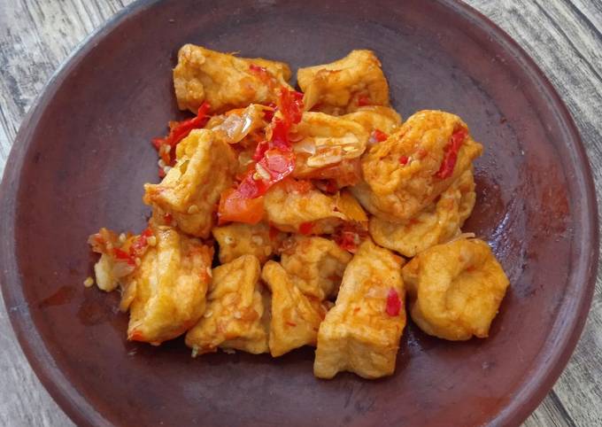 Resep Sambal Tahu Goreng Oleh Devalesha Kitchen Cookpad