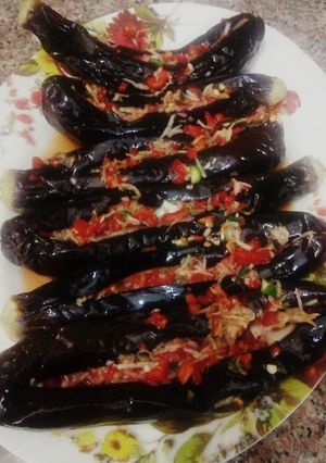صورة لوصفة مخلل البتنجان السريع