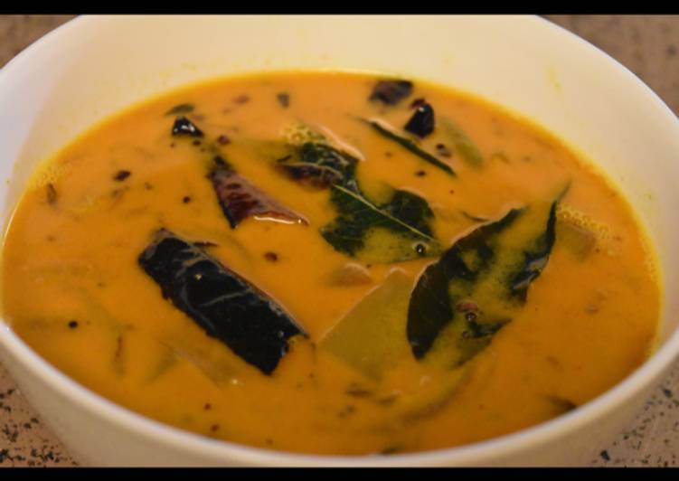 Any-night-of-the-week Raw mango curry in Coconut milk