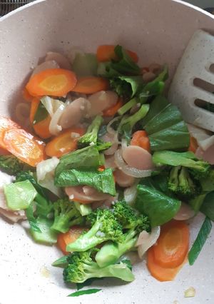 Foto resep Capcay Sayur Sosis