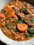Stewed Lamb & Lentils