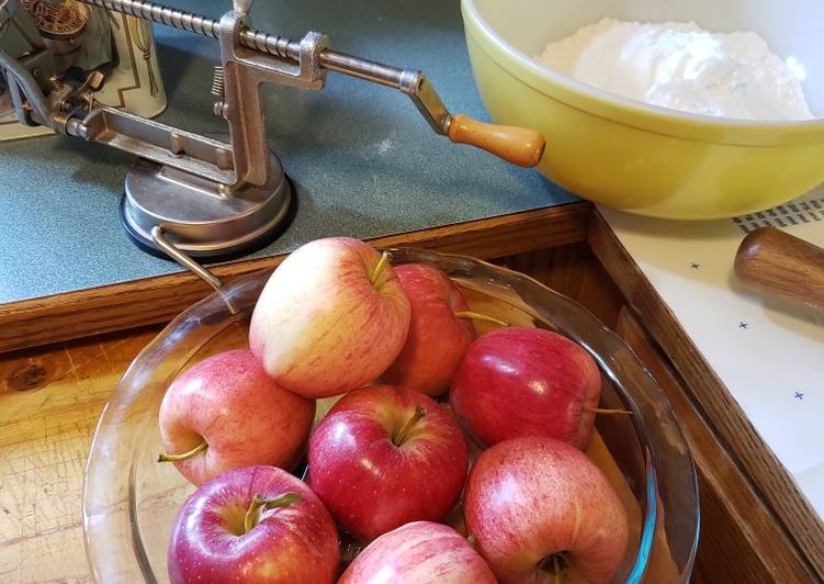 Recipe of Homemade DUTCH APPLE PIE - Deep Dish