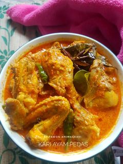 Foto resep 123# kari ayam pedas