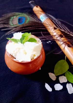 A picture of Krishna Janmashtami Special Makhan Mishri.