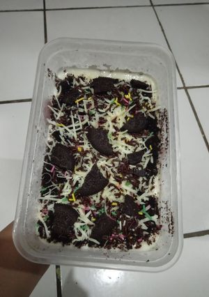 Foto resep Oreo cheese cake rumahan