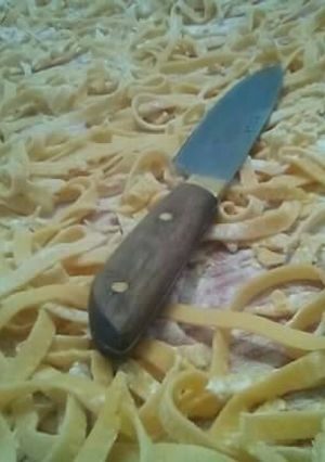 Una foto de Fideos al huevo (De verdad)