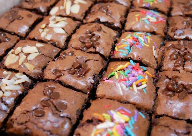 Bagaimana Menyiapkan Fudgy brownie potong by Annabelle Cakes Anti Gagal