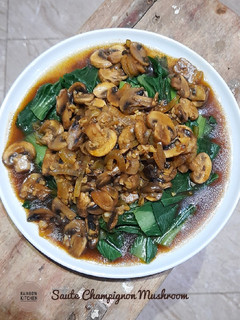Foto resep Tumis Pakcoy Jamur Champignon