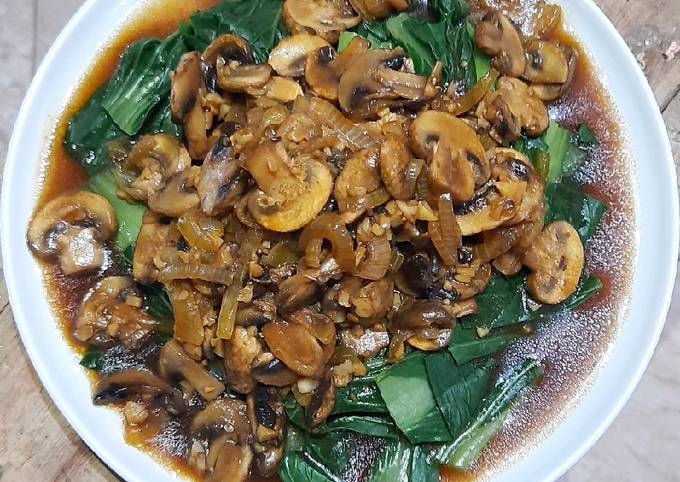 Langkah Mudah Membuat Resep Tumis Jamur Champignon (Jamur Kancing)