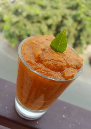 A picture of Kachri chutney.