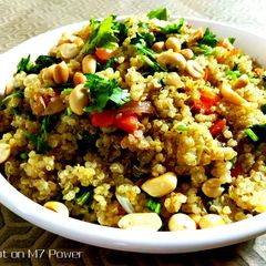 A picture of Quinoa poha.