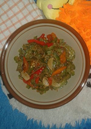 Foto resep Oseng pare teri medan