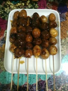 Foto resep Sate bakso telur puyuh