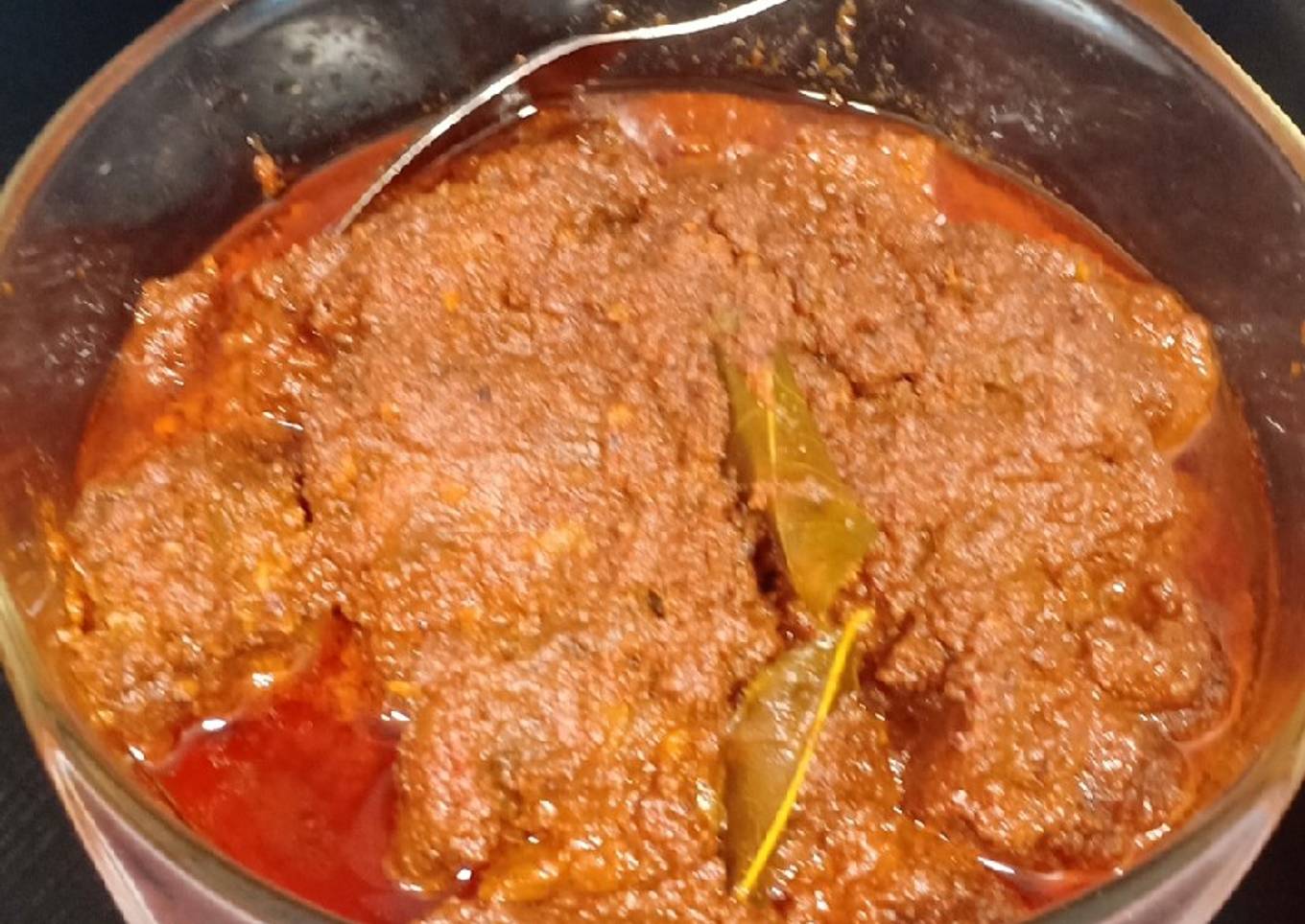 Rendang daging bumbu simpel non MSG