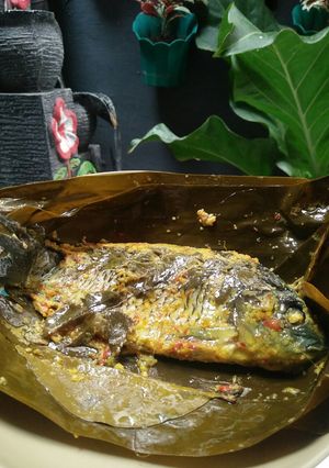 Foto resep Pepes ikan mas