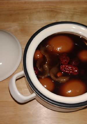 Hình của món Trứng gà trà.