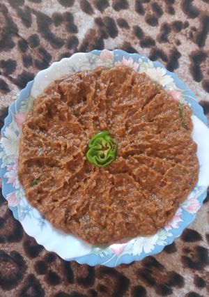 صورة لوصفة سلطة الأسود (الباذنجان) 🍆 المطبوخة السودانية