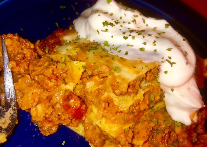 Simple Way to Prepare Award-winning Easy enchilada “lasagna” casserole