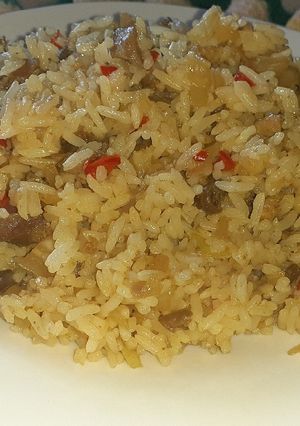 Una foto de Arroz con Mollejitas