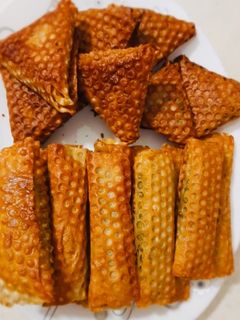 عکسی از دستور سمبوسه ترد و خوشمزه😋🌱