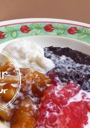 Foto resep Bubur campur manis gurih (bubur madura)