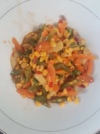 Langkah Mudah untuk Membikin Resep Tumis sayur buncis wortel kentang jagung yang Bisa Manjain Lidah Anti Ribet, Lezat