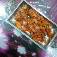 Honey chilli potato A picture of Honey chilli potato.