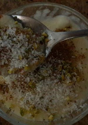 صورة لوصفة رز بحليب بلقشطة