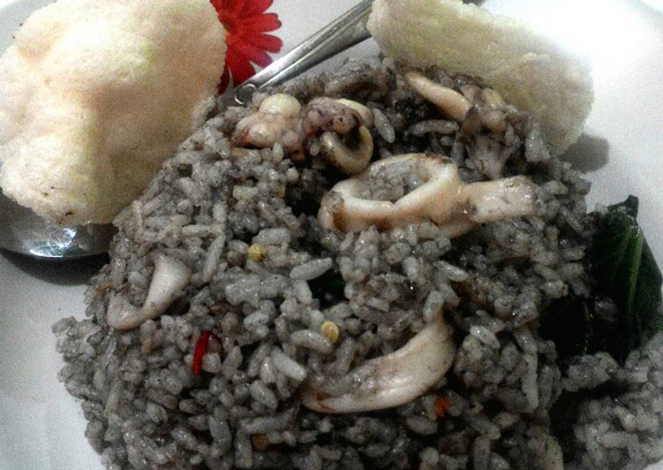 Nasi goreng cumi hitam viral
