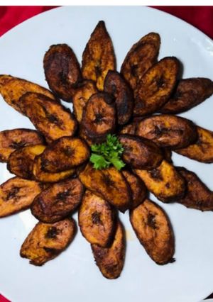 Soyayyen plantain ainihin hoton girkin