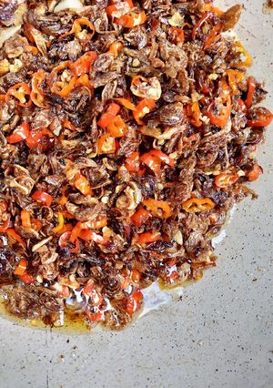 Foto resep Sambal Embe Bali praktis pake bawang goreng