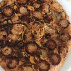 A picture of Bangers and Mush Omelette.