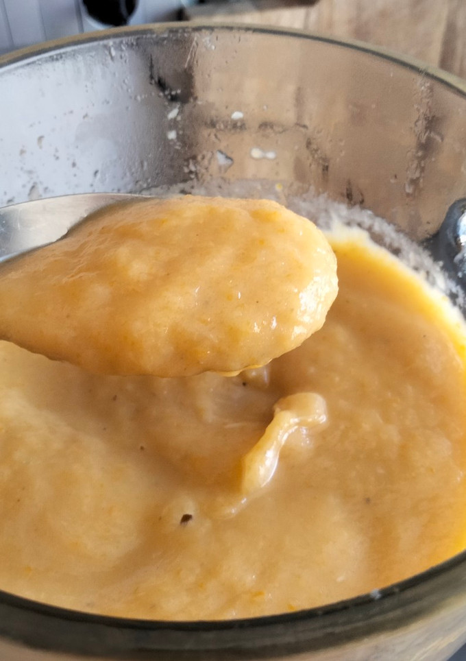 Una foto de Puré de pollo