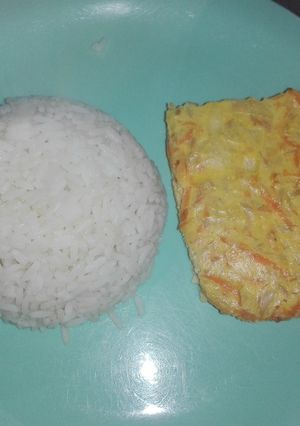 Una foto de Pastel de atún y Zanahoria