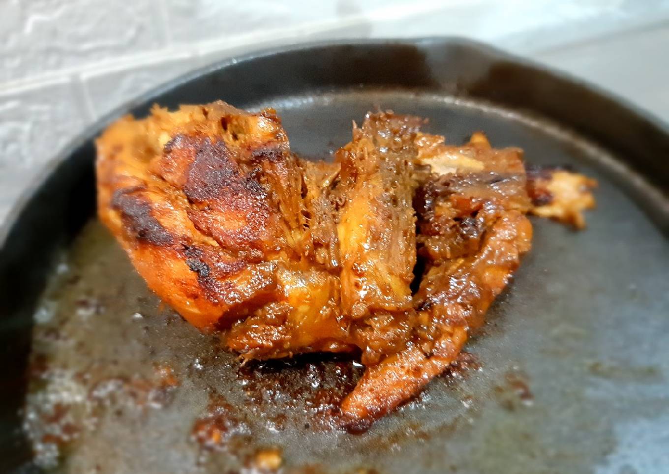 311. Ayam bakar gurih manis teflon