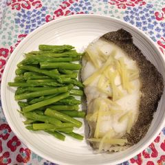 Steam Halibut Fish A picture of Steam Halibut Fish.