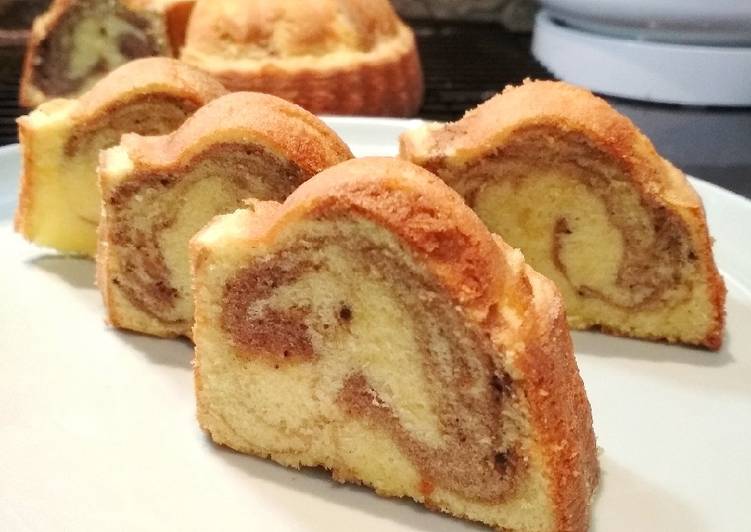 Resep Marmer Cake Anti Gagal