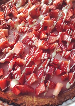 Foto di Crostata con curd di fragole