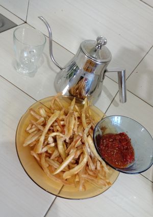Foto resep Pisang stik goroho sambel sagela