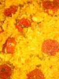 Arroz con Chorizo y cilantro