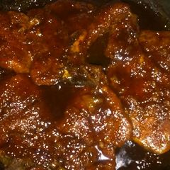 A picture of Honey Barbecue Pork Chops.