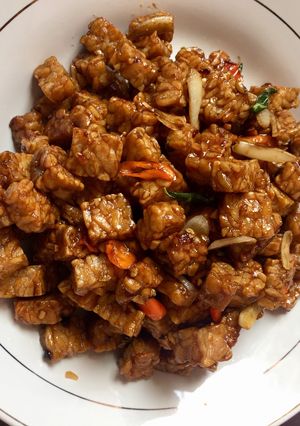 Foto resep Tempe saos lada hitam